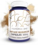 Shiitake Mushroom Capsules 500mg Whole Fruiting Body Lentinula