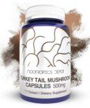 Turkey Tail Mushroom Capsules 500mg Whole Fruiting Body Trametes versicolor