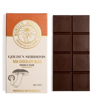 Golden Shrooms Chocolate Bars